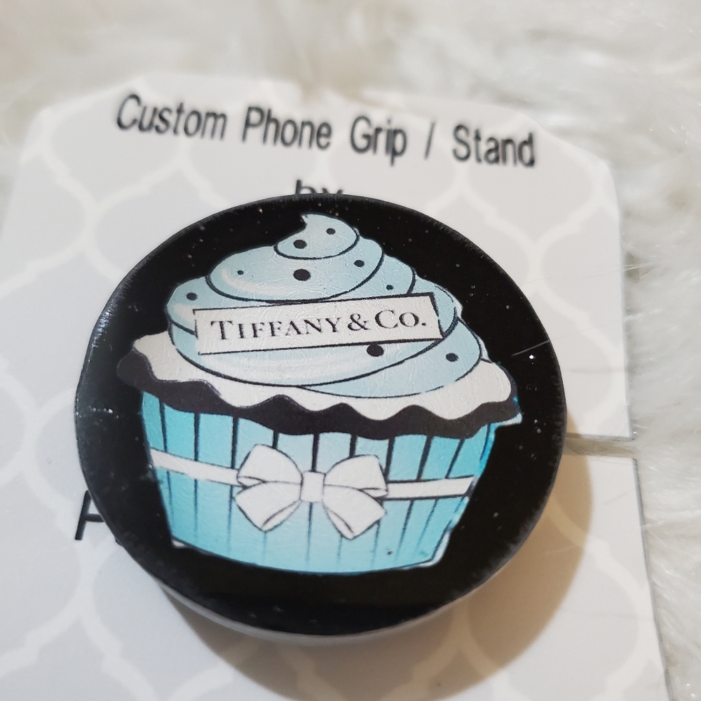 Designer phone grip